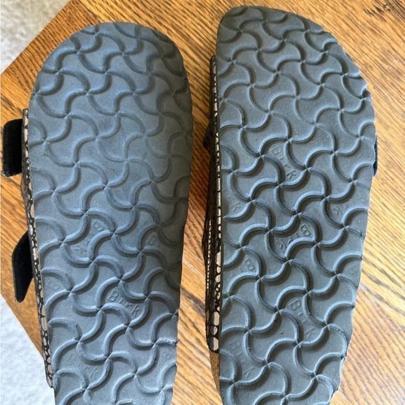 Birkenstock Metallic Double-Strap Sandals - Picture 3 of 4